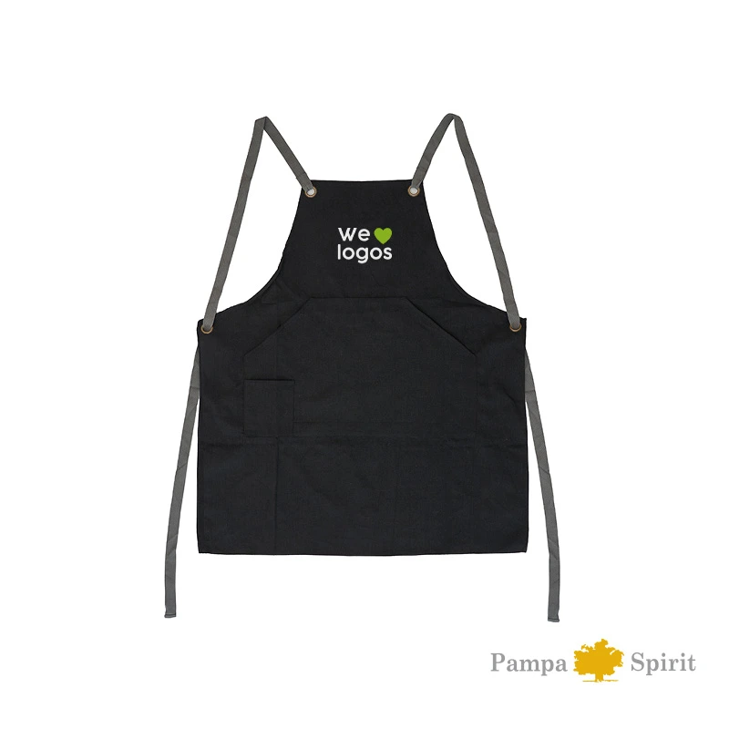 DELANTAL MASTER/NEGRO/NEGRO