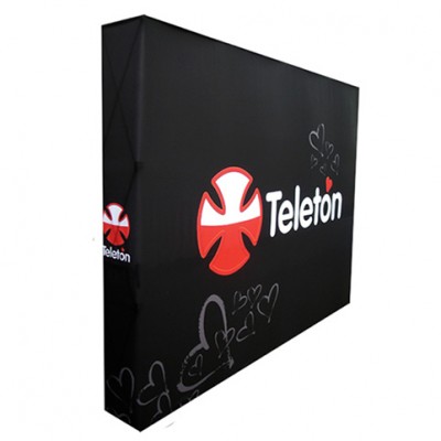 PANEL ARAÑA TEXTIL RECTO DOBLE GRAFICA 5 CUERPOS (375*230 CMS)